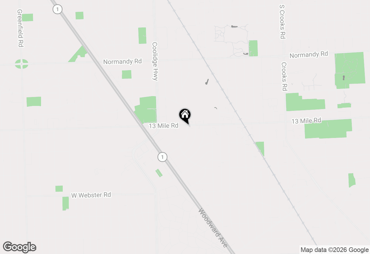 Map of 2820 Woodslee Drive #310, Royal Oak, MI 48073