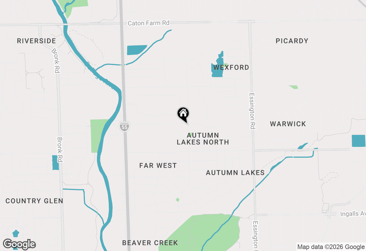 Map of 3002 Harris Drive, Joliet, IL 60431