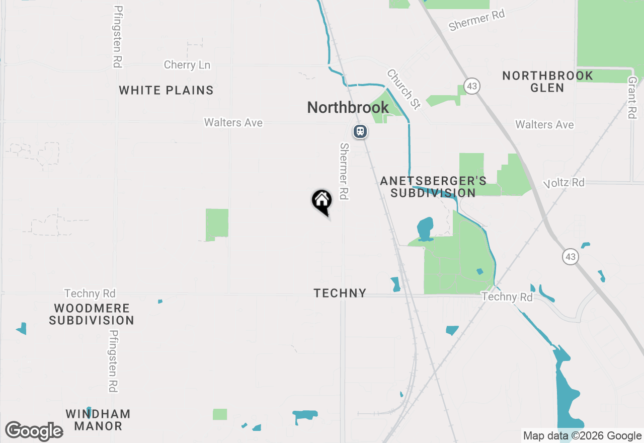 Map of 2060 Brentwood Road, Northbrook, IL 60062