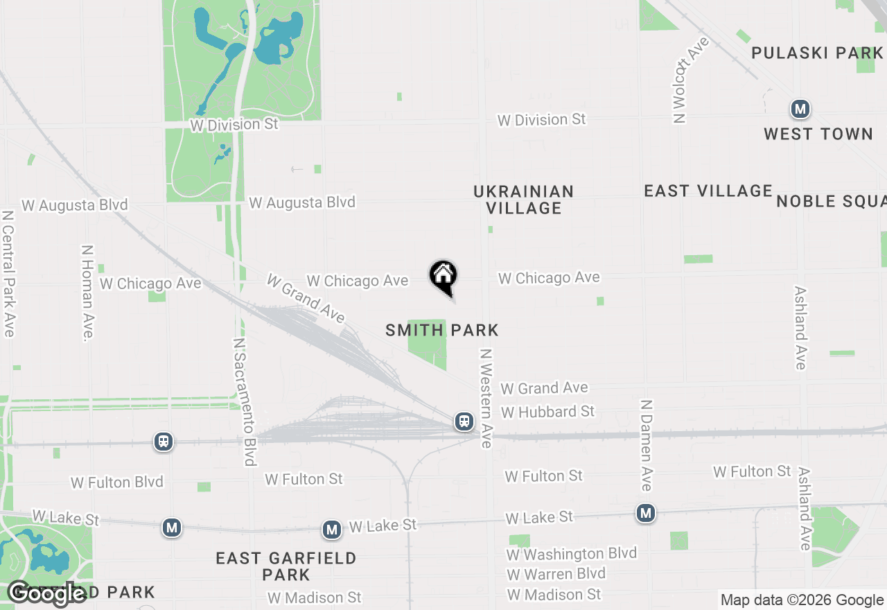 Map of 2501 W Superior Street, Chicago, IL 60612