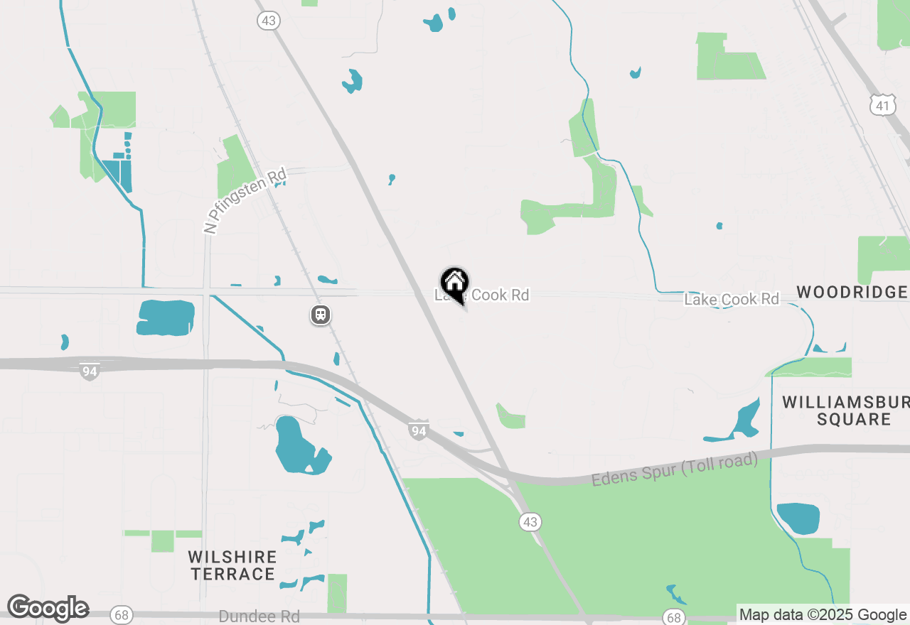 Map of 36 Chestnut Road, Northbrook, IL 60062