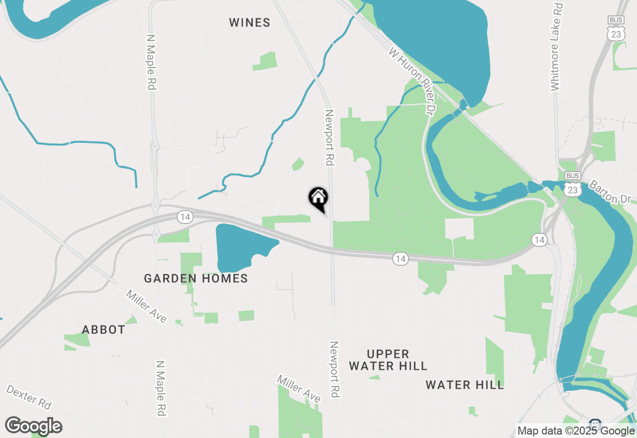 Map of 1515 Riverwood Drive, Ann Arbor, MI 48103