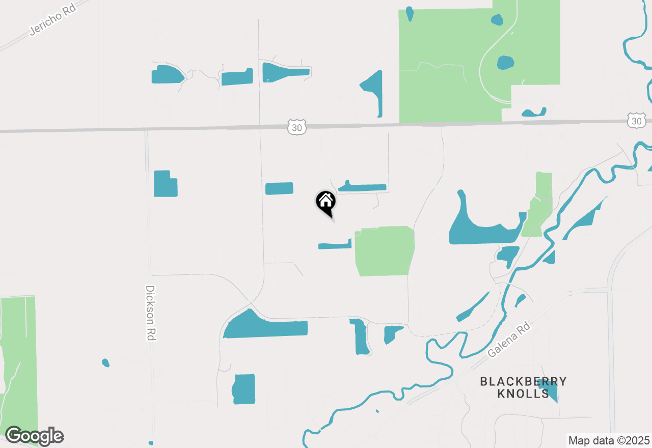 Map of 2943 Heather Lane, Montgomery, IL 60538