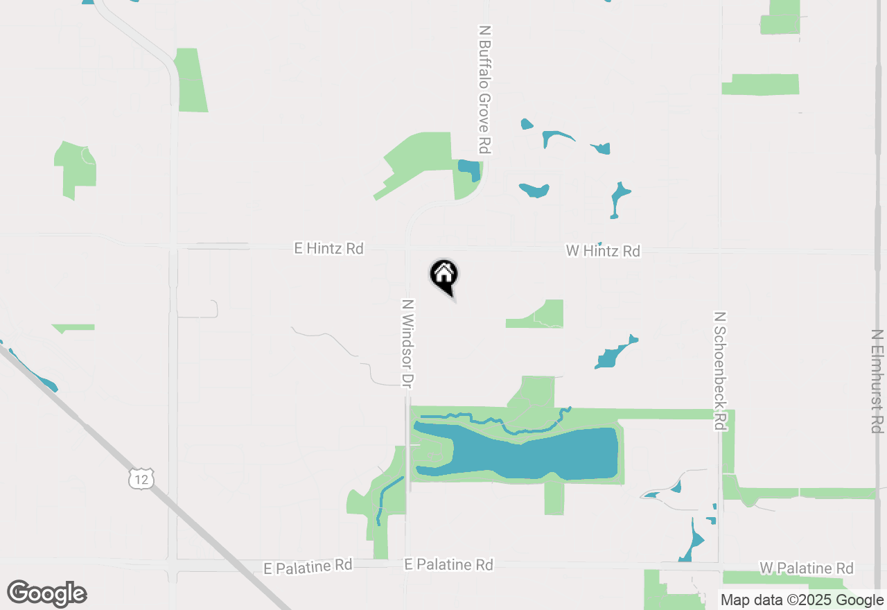 Map of 2608 N Wilshire Lane, Arlington Heights, IL 60004