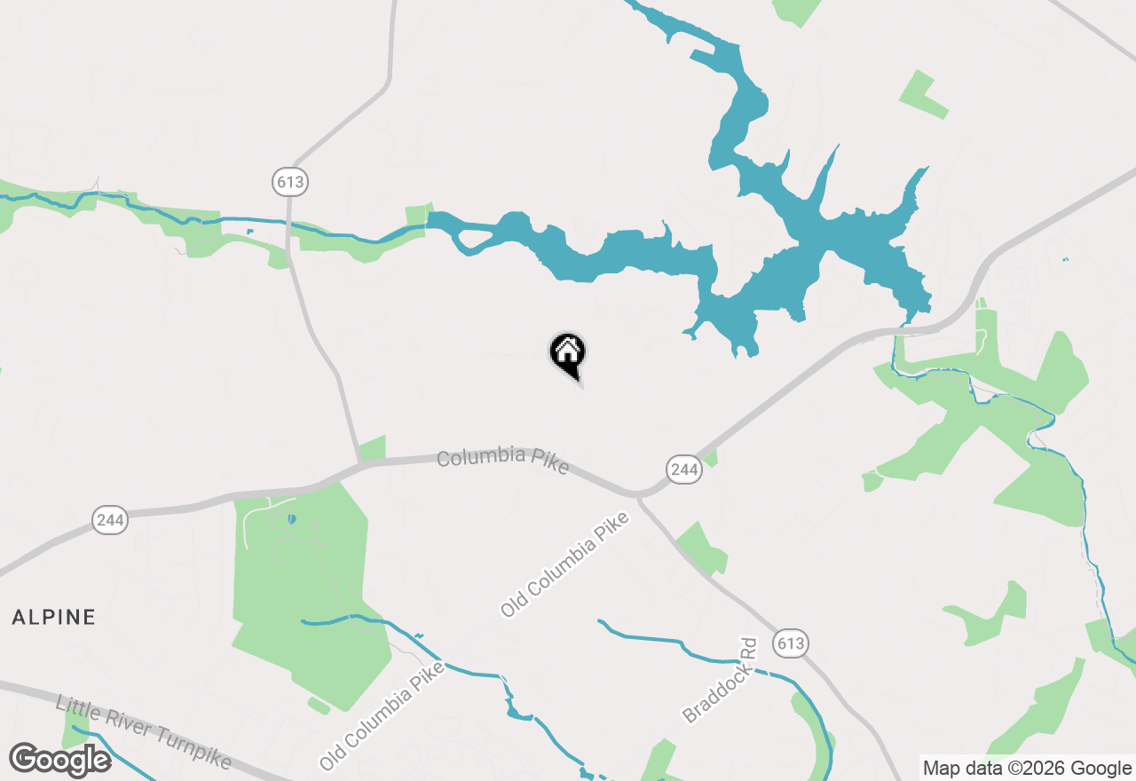 Map of 6407 Recreation Lane, Falls Church, VA 22041