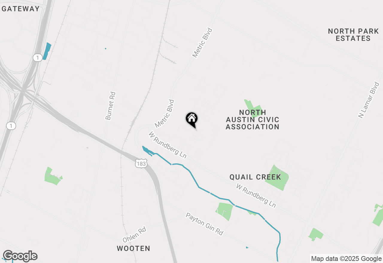 Map of 9615 Beck Cir, Austin, TX 78758