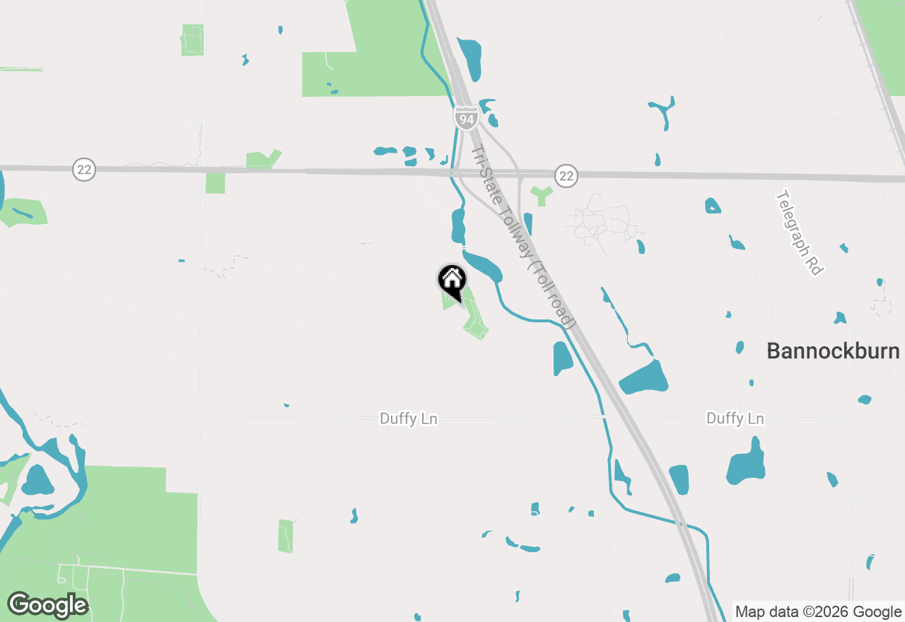 Map of 24 Kent Court, Lincolnshire, IL 60069