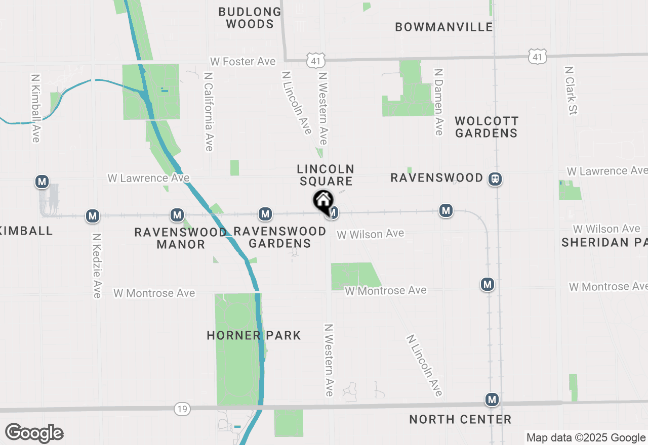 Map of 2407 W Eastwood Avenue #505, Chicago, IL 60625