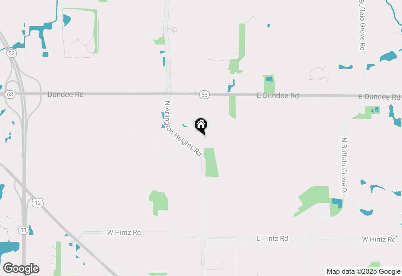 Map of 3221 N Heritage Lane, Arlington Heights, IL 60004