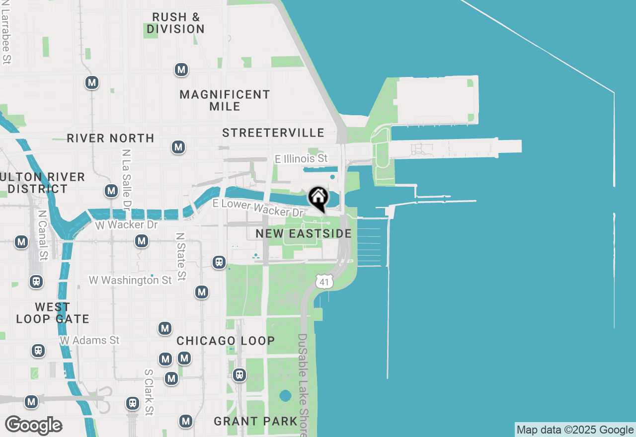 Map of 420 E Waterside Drive #2002, Chicago, IL 60601