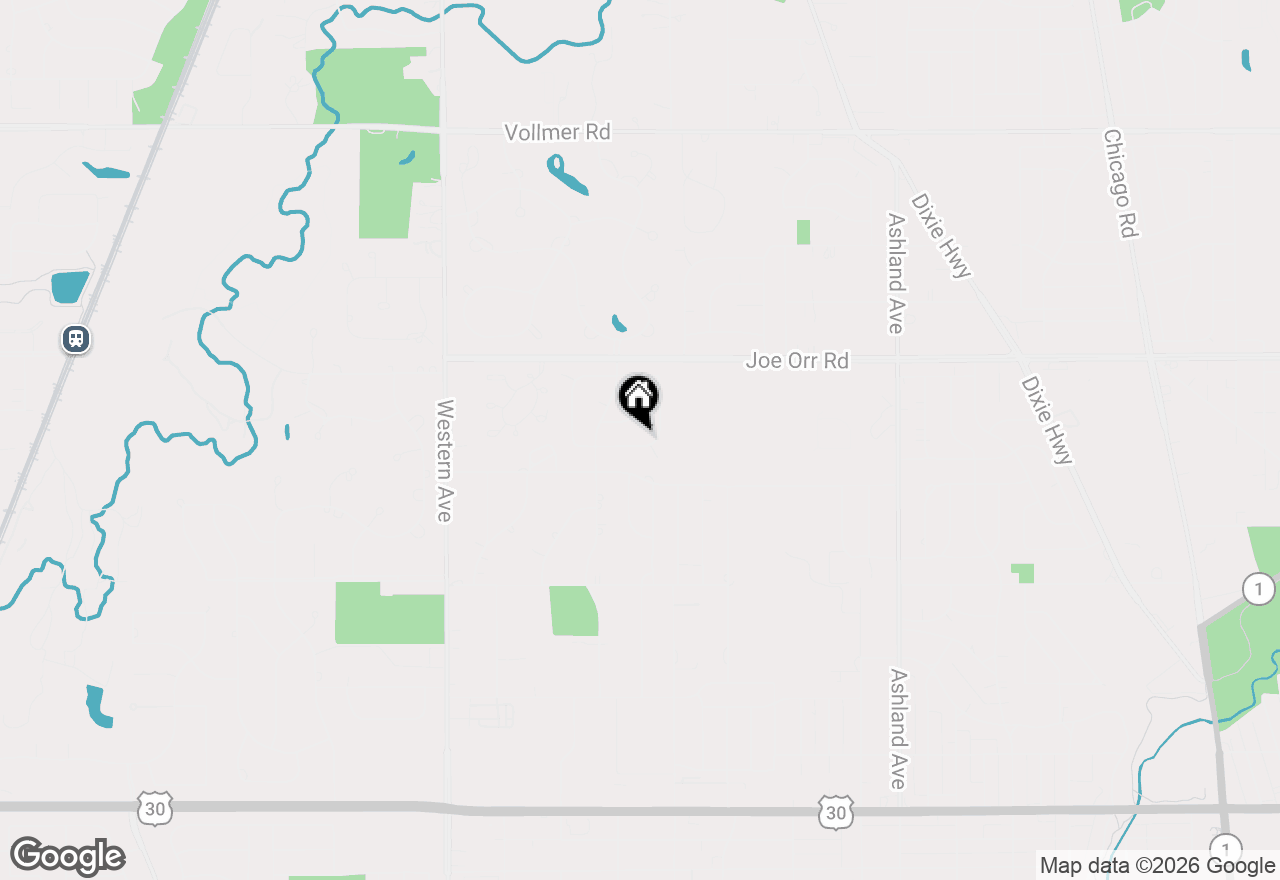 Map of 577 Ranger Drive, Chicago Heights, IL 60411