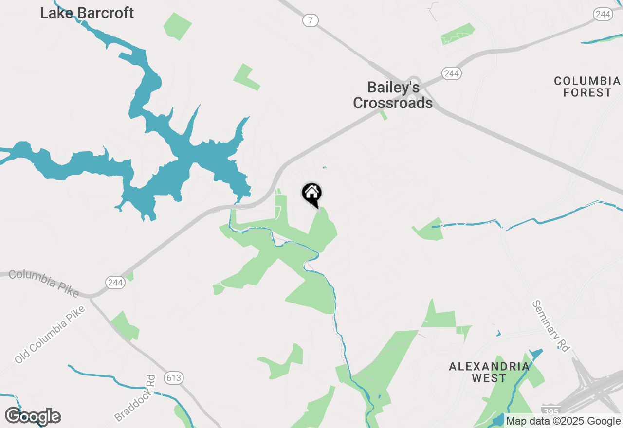Map of 3885 Steppes Court #3885A, Falls Church, VA 22041
