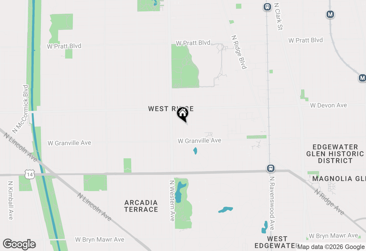 Map of 2315 W Rosemont Avenue #G, Chicago, IL 60659