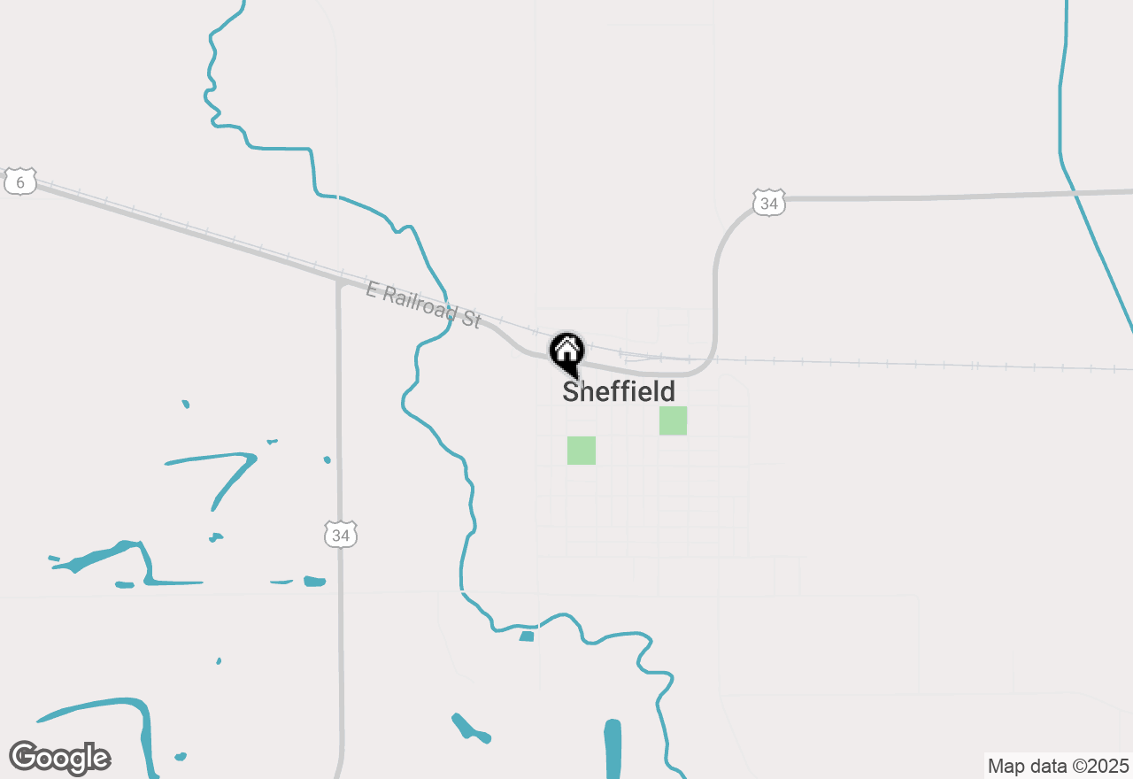 Map of 130 S Park Street, Sheffield, IL 61361