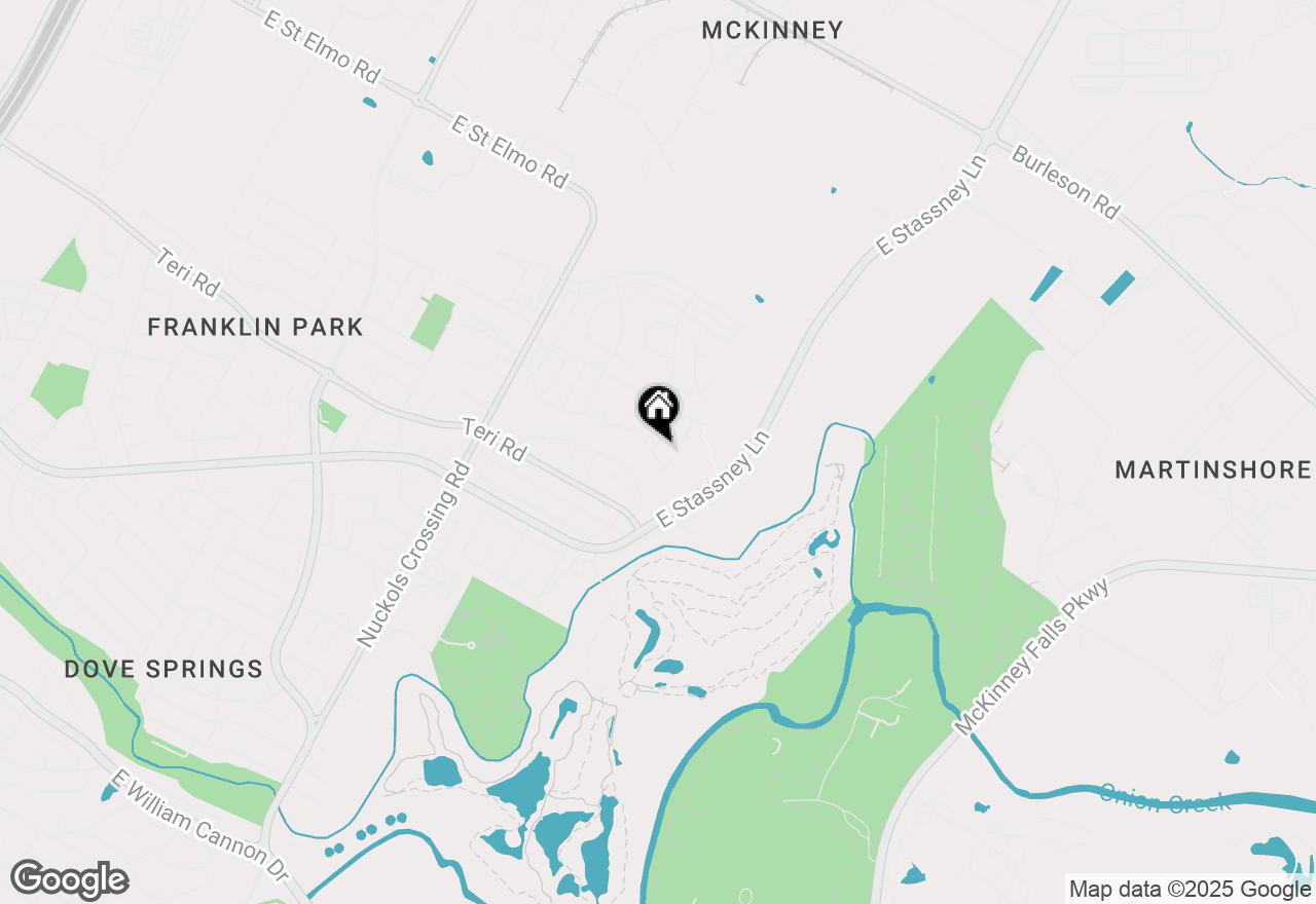 Map of 4813 Brook Creek Cv, Austin, TX 78744