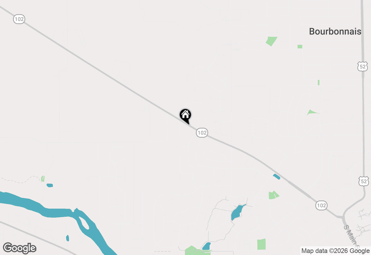 Map of 766 Calais Court, Bourbonnais, IL 60914