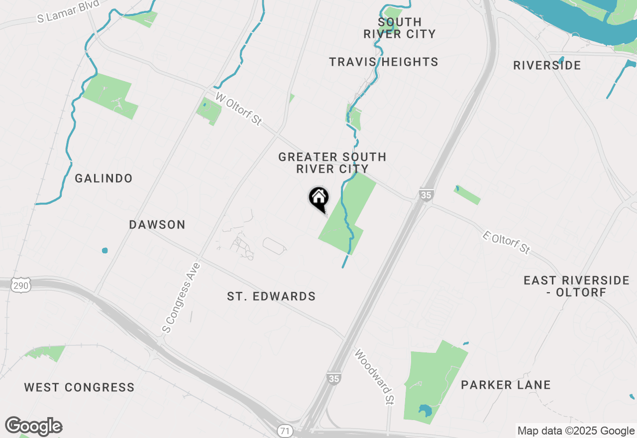Map of 2614 Little John Ln, Austin, TX 78704