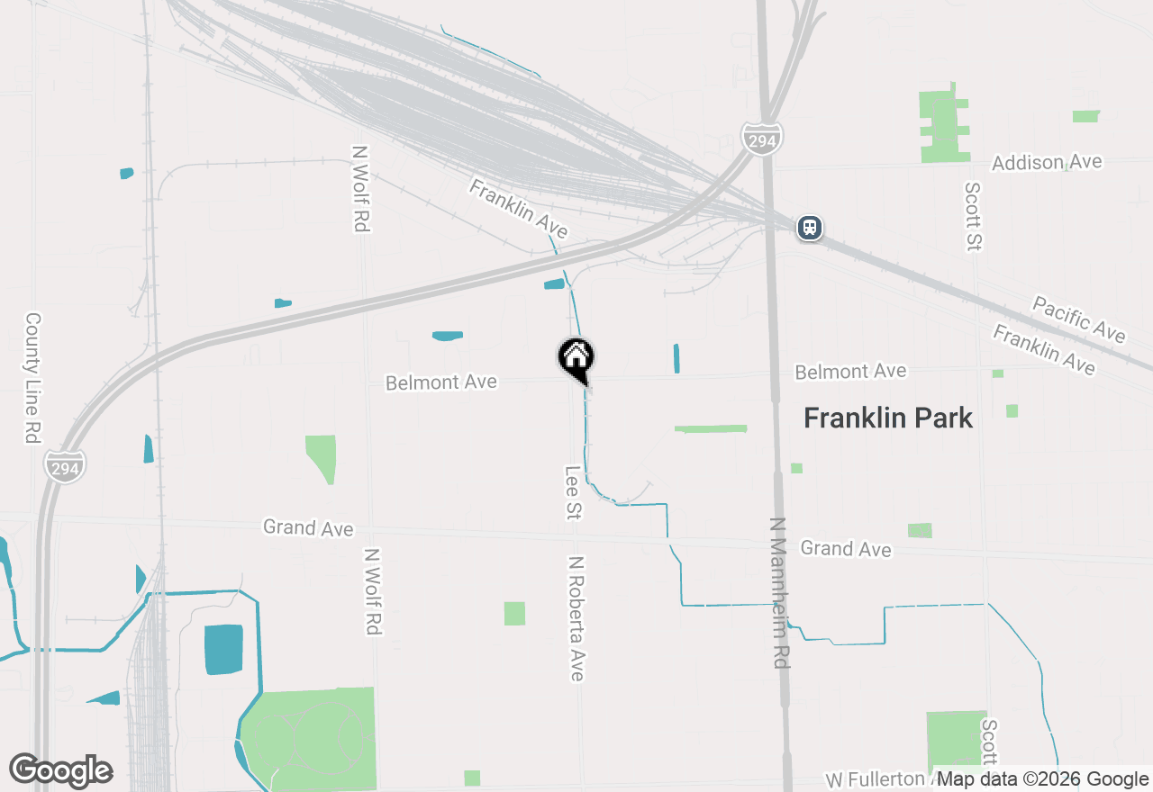 Map of 3133 N Lee Street, Franklin Park, IL 60131