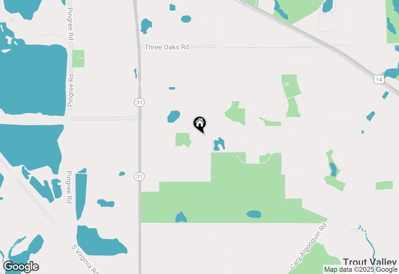 Map of 1436 New Haven Drive, Cary, IL 60013