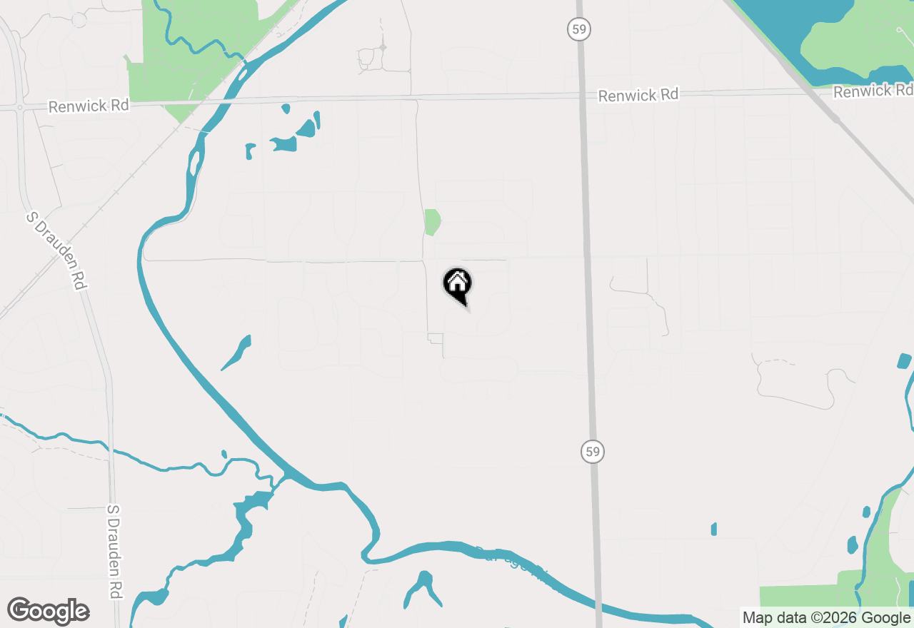 Map of 16413 Spring Creek Lane, Plainfield, IL 60586
