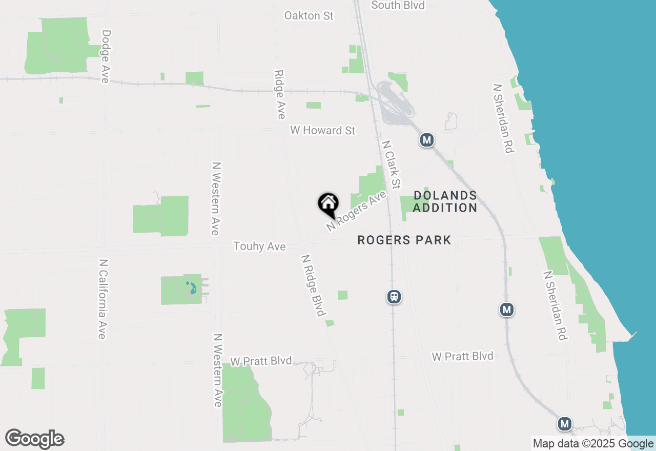 Map of 7264 N Rogers Avenue, Chicago, IL 60645