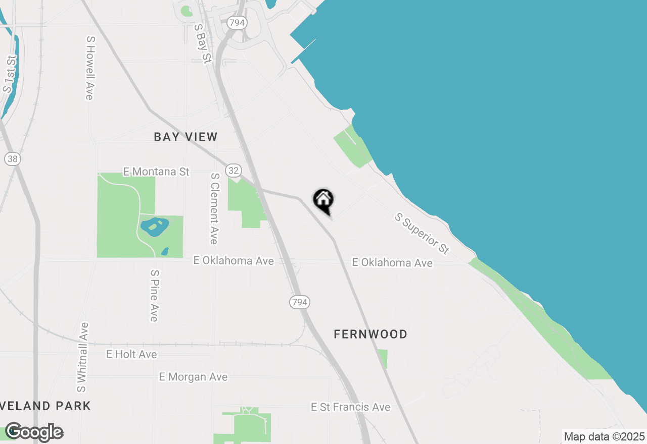 Map of 2986 S Kinnickinnic Ave, Milwaukee, WI 53207