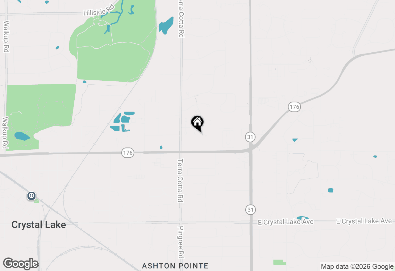 Map of 331 Hampton Court, Crystal Lake, IL 60012