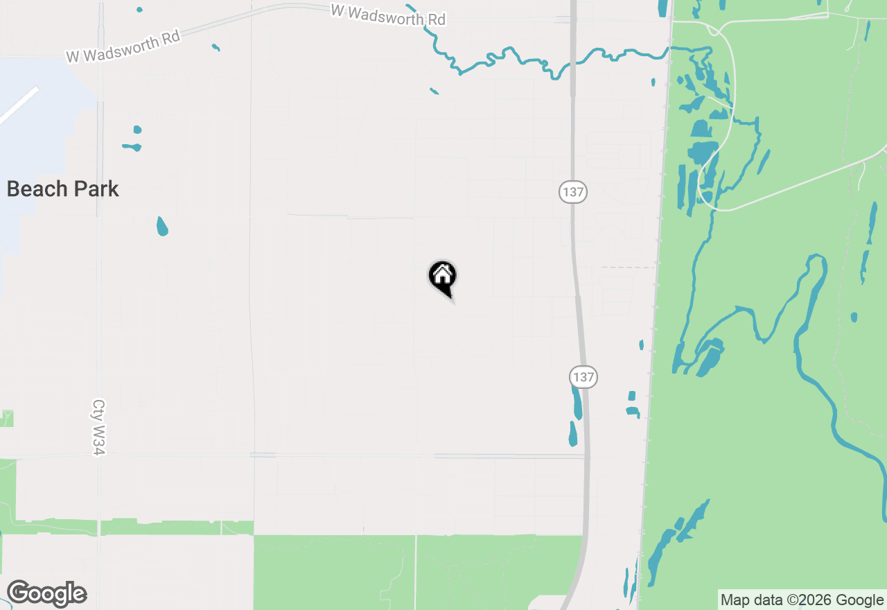 Map of 10414 Country Lane, Beach Park, IL 60087