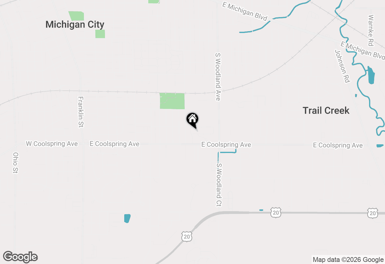 Map of 400 Autumn Trail, Michigan City, IN 46360
