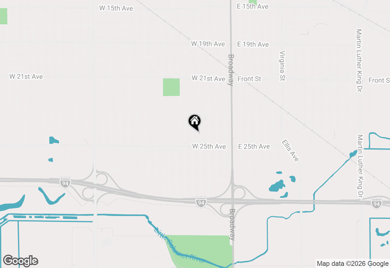 Map of 2421 Monroe Street, Gary, IN 46407