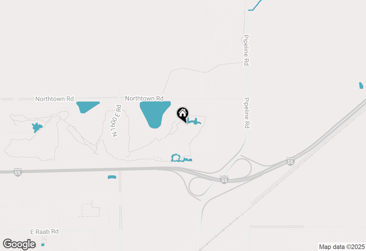 Map of 1917 1/2 Deer Cove Cc Court, Normal, IL 61761