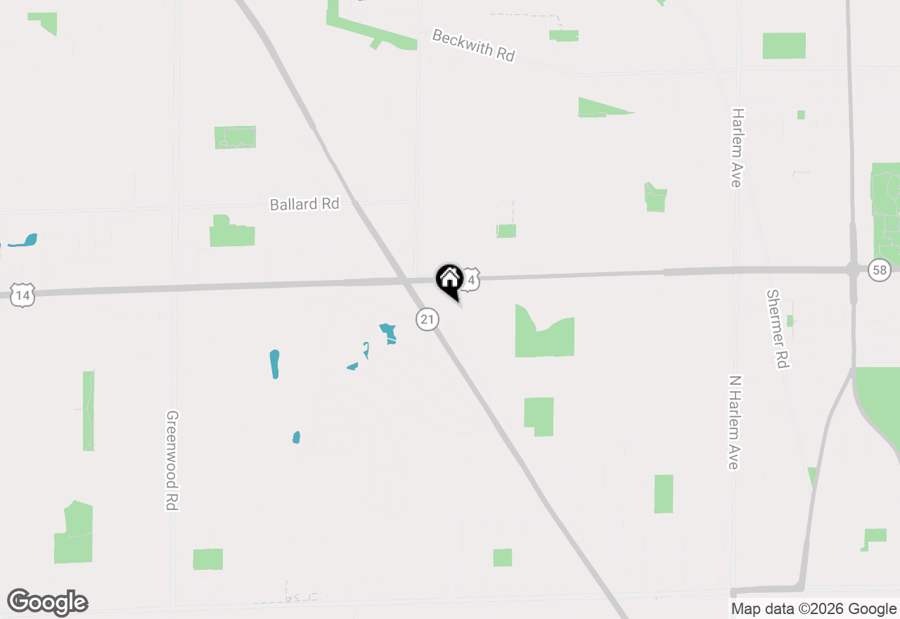Map of 8716 N Elmore Street, Niles, IL 60714