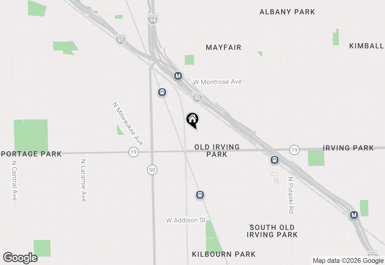 Map of 4105 N Kolmar Avenue, Chicago, IL 60641