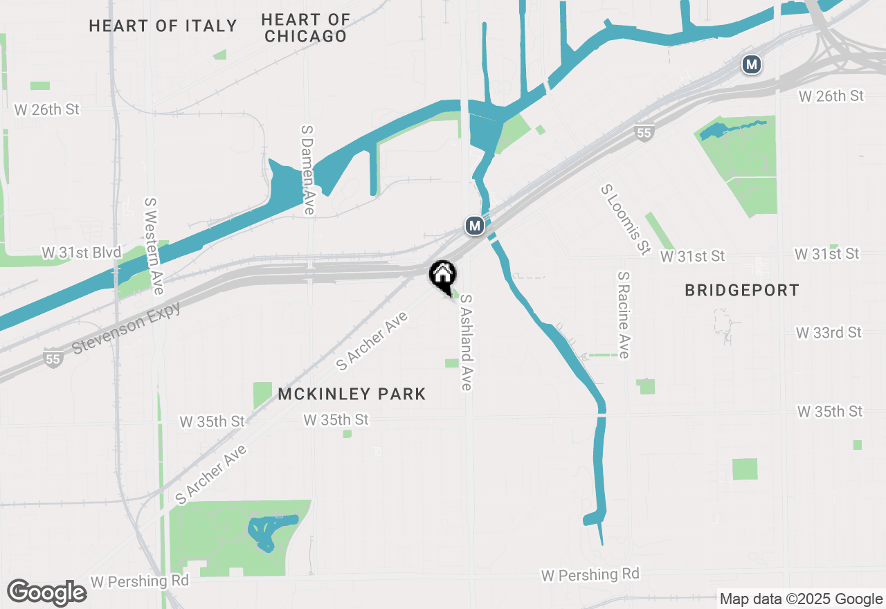 Map of 1640 W 32nd Street, Chicago, IL 60608