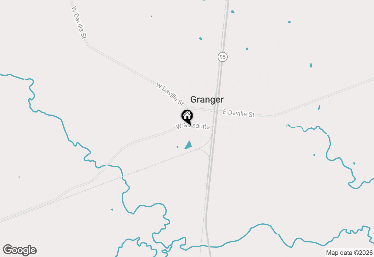 Map of 302 Schramm Rd, Granger, TX 76530