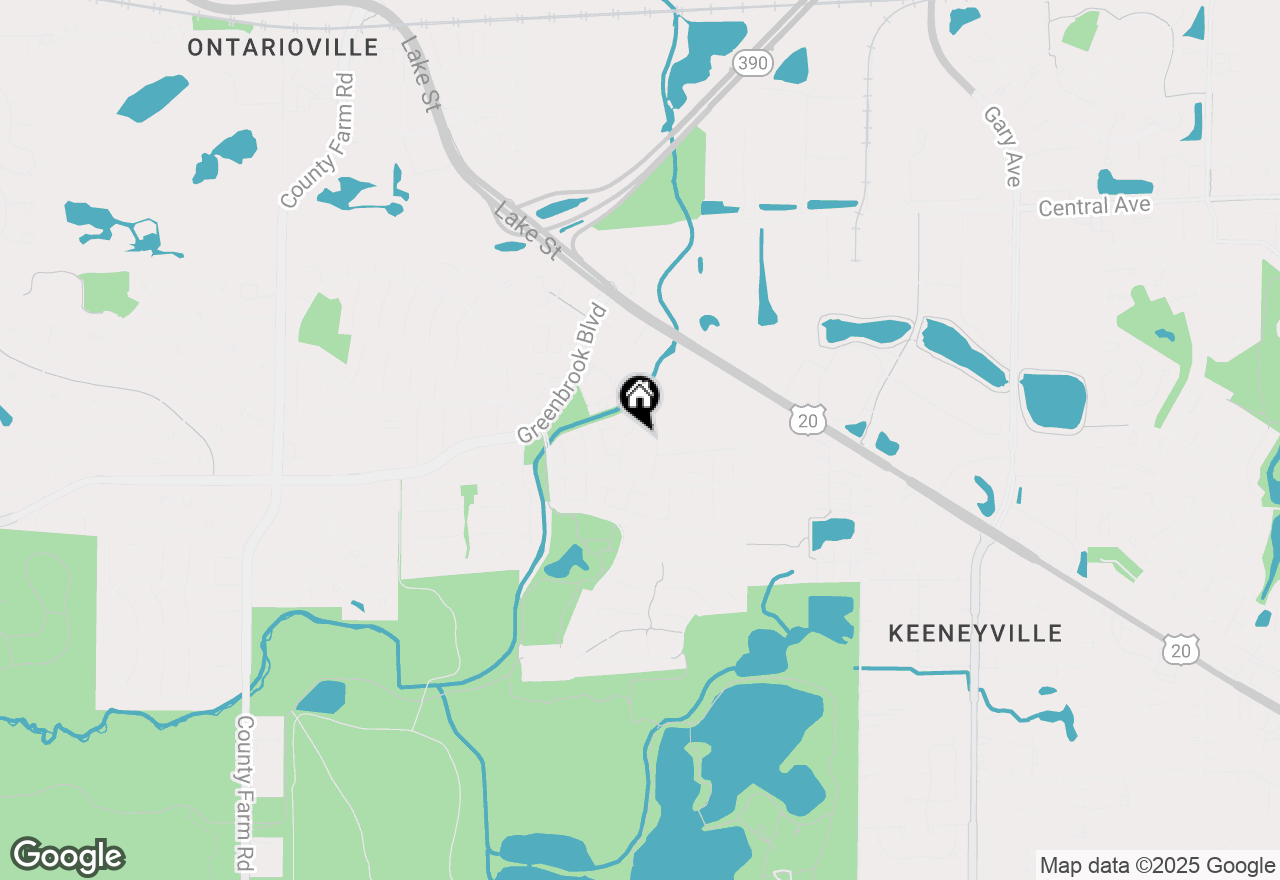 Map of 1345 Court Leona Drive, Hanover Park, IL 60133