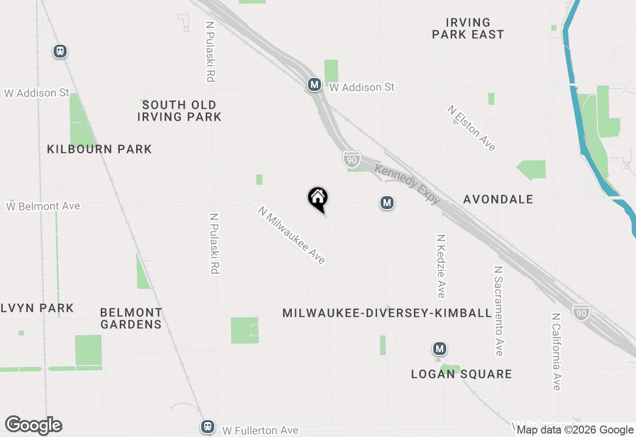 Map of 3121 N Monticello Avenue #2, Chicago, IL 60618