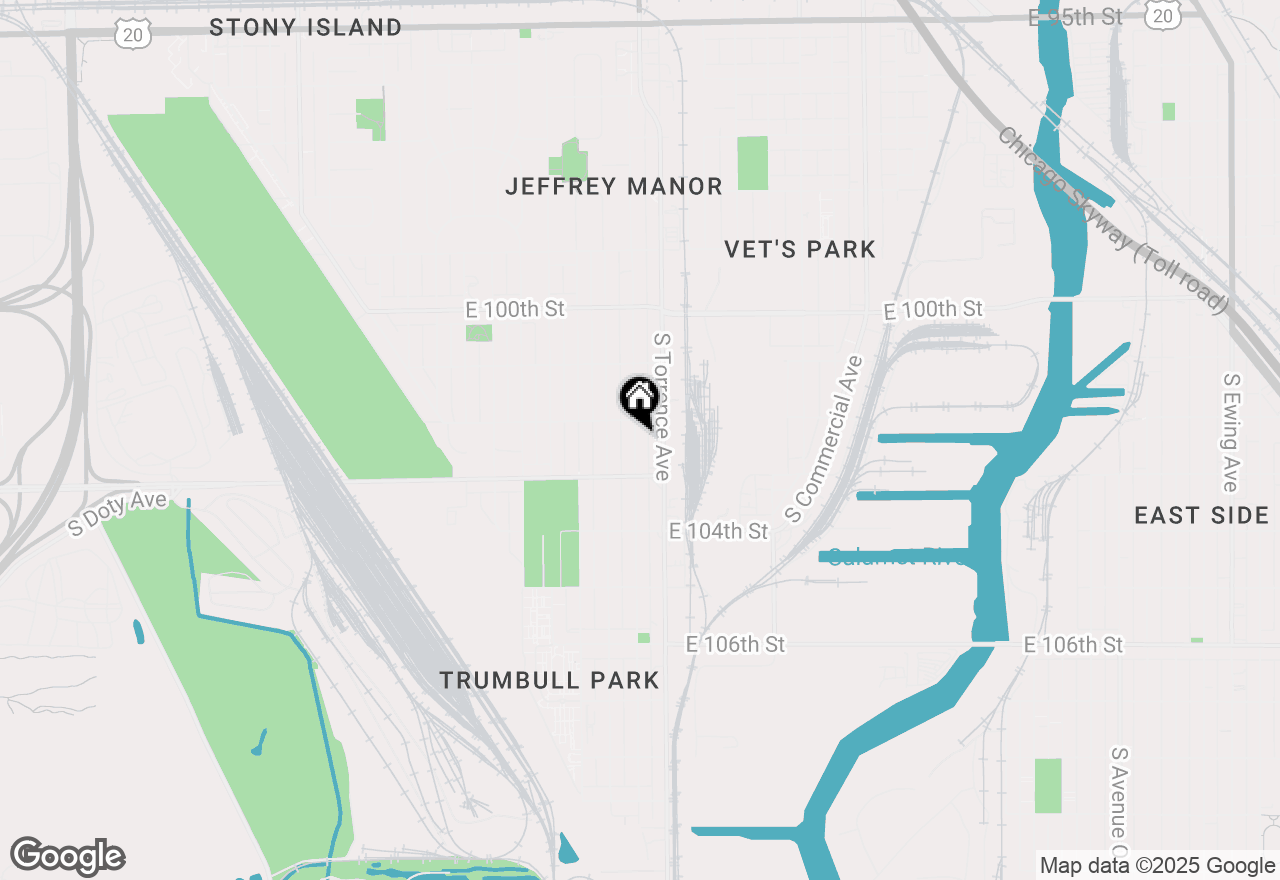 Map of 10221 S Hoxie Avenue, Chicago, IL 60617