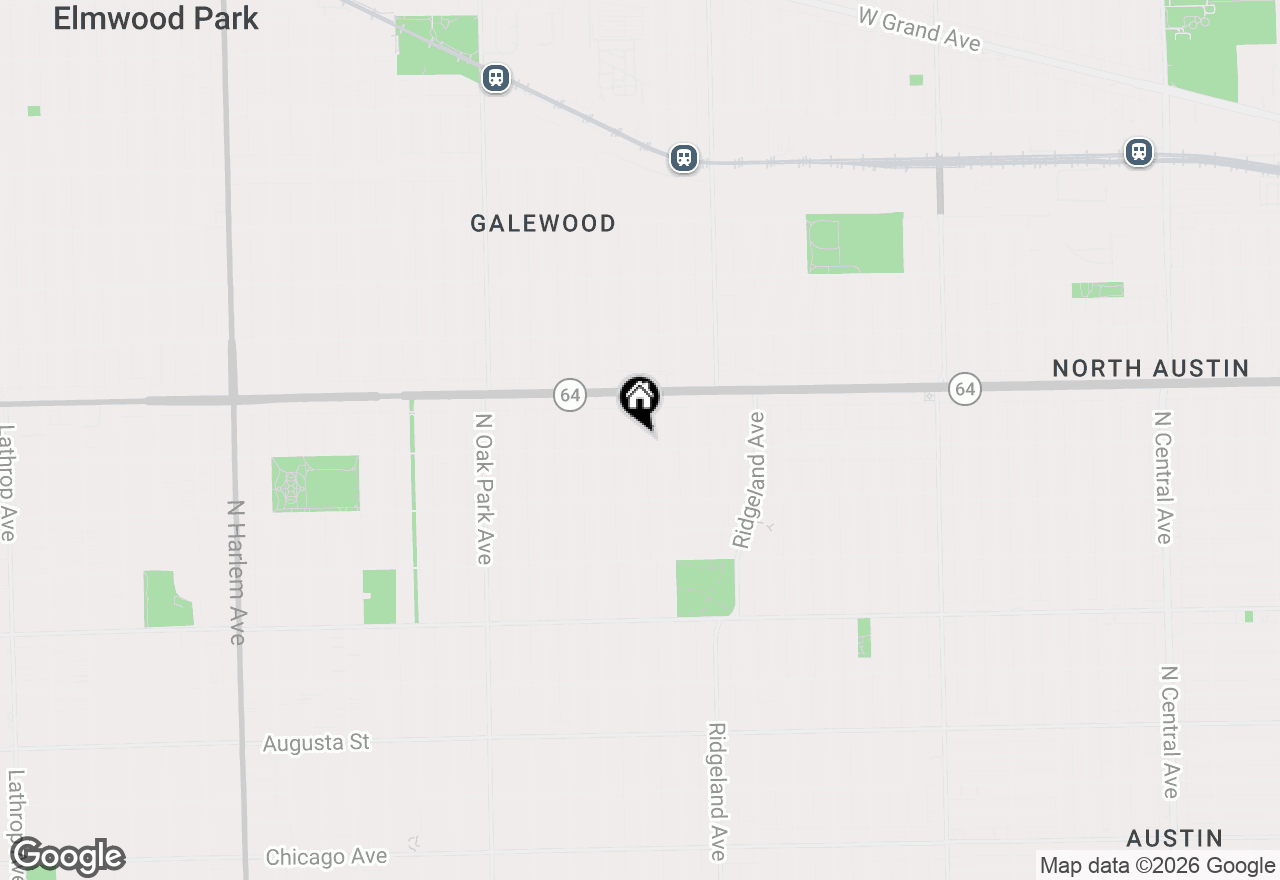 Map of 1204 Fair Oaks Avenue, Oak Park, IL 60302