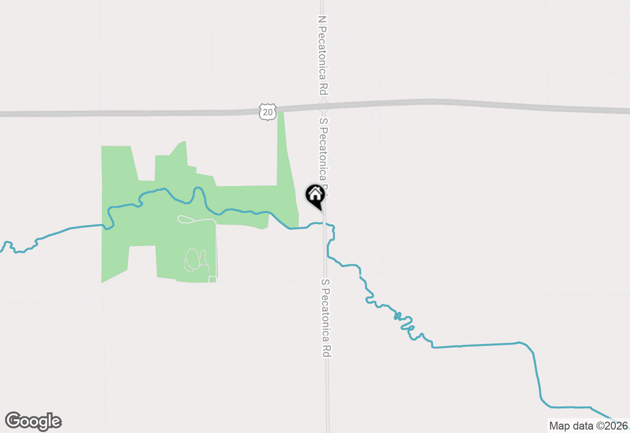 Map of 16524 Grove Creek Circle, Pecatonica, IL 61063