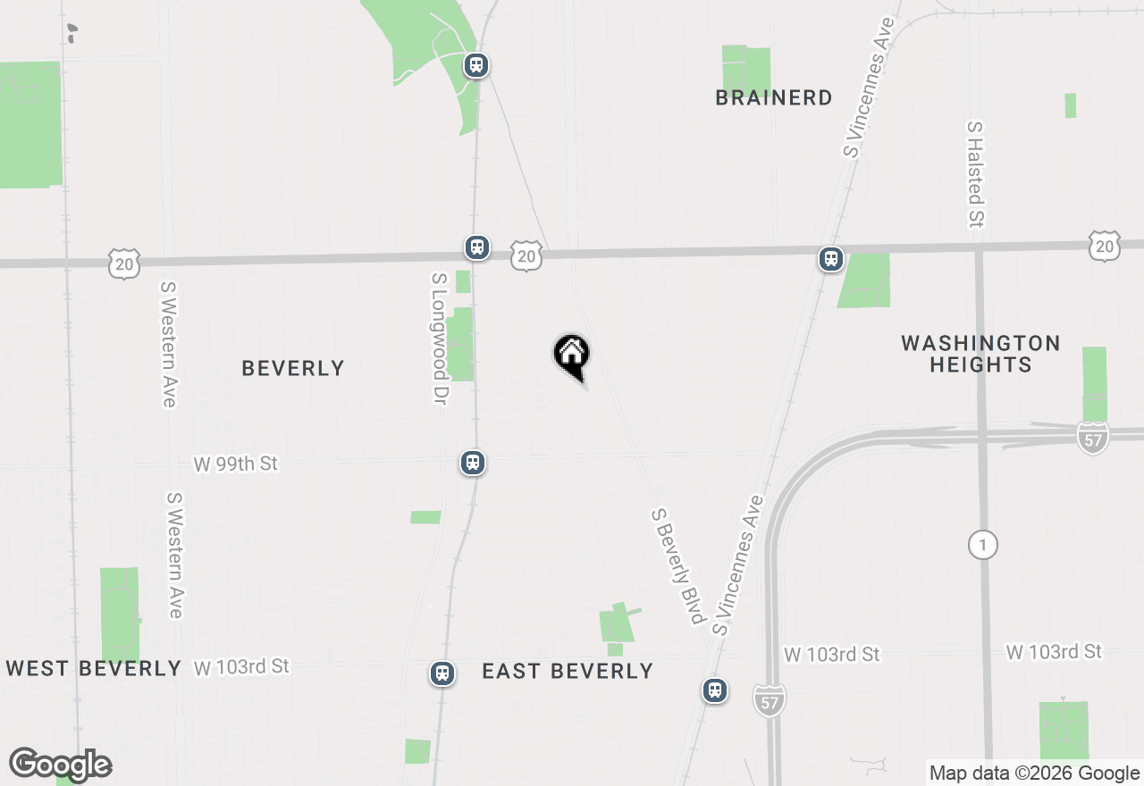 Map of 9806 S Charles Street, Chicago, IL 60643