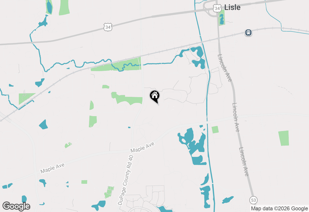 Map of 1863 Portsmouth Drive #11-4B, Lisle, IL 60532