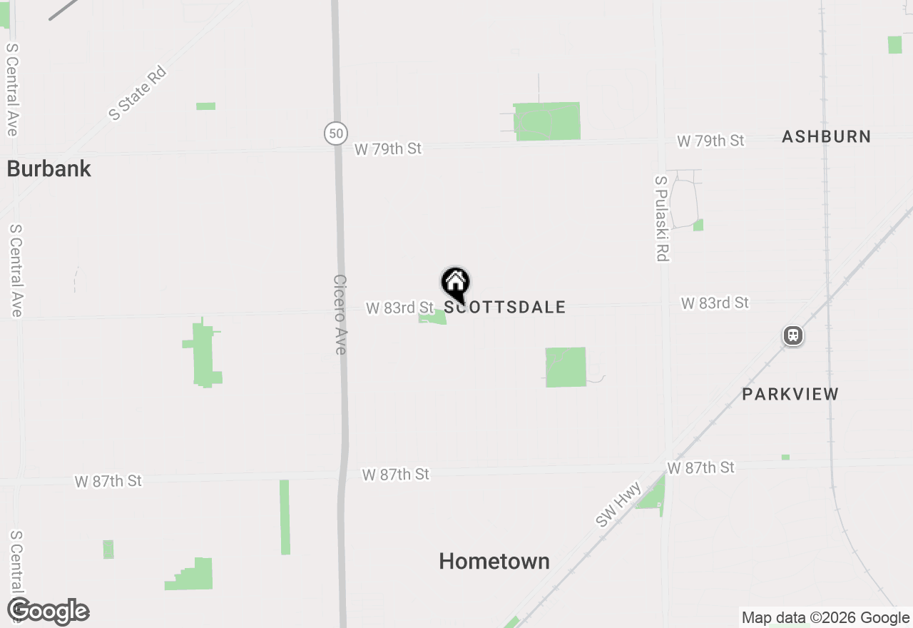 Map of 4527 W 83rd Street, Chicago, IL 60652