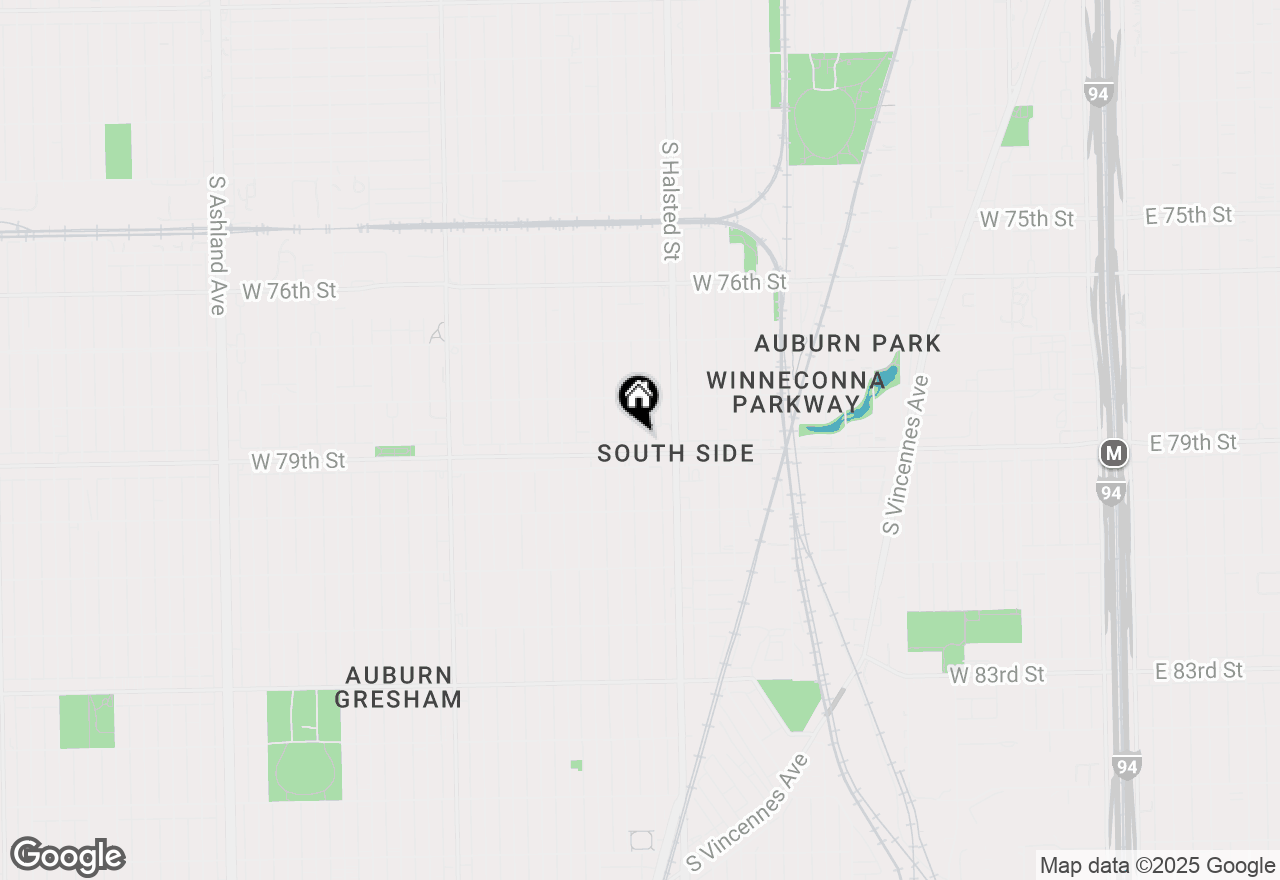 Map of 7844 S Green Street, Chicago, IL 60620