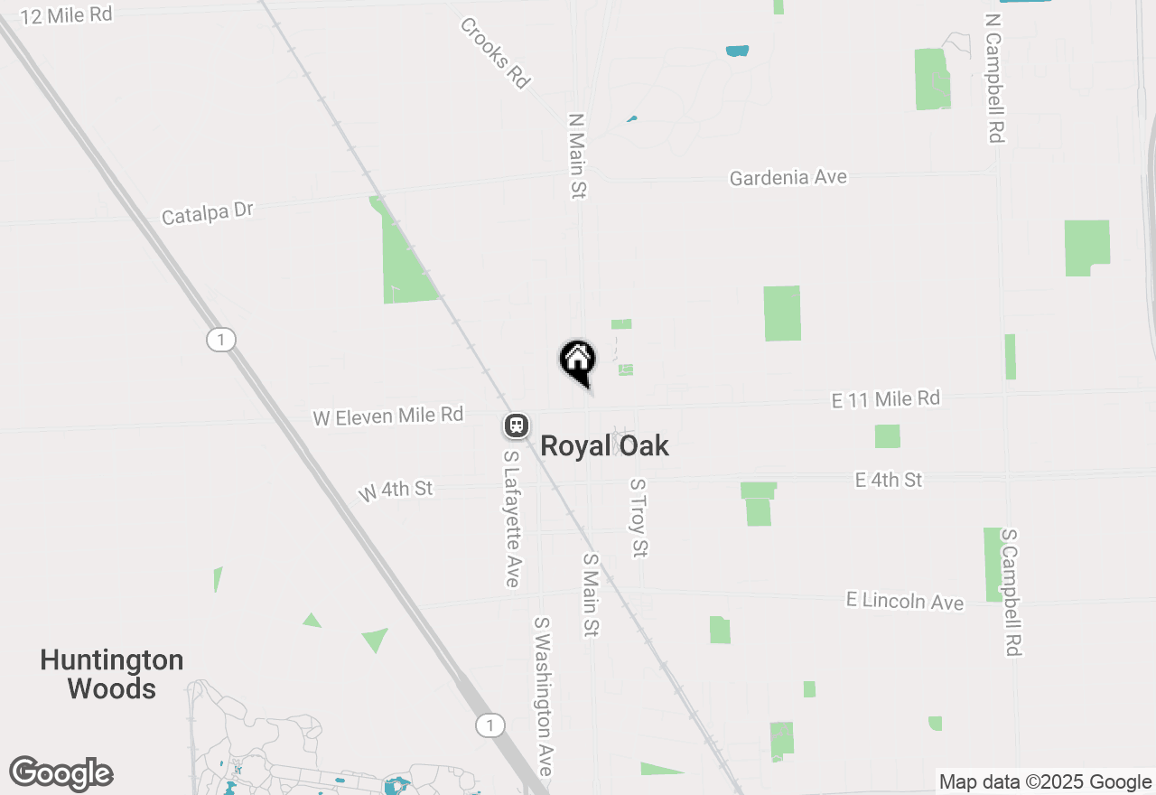 Map of 111 N Main Street #301, Royal Oak, MI 48067