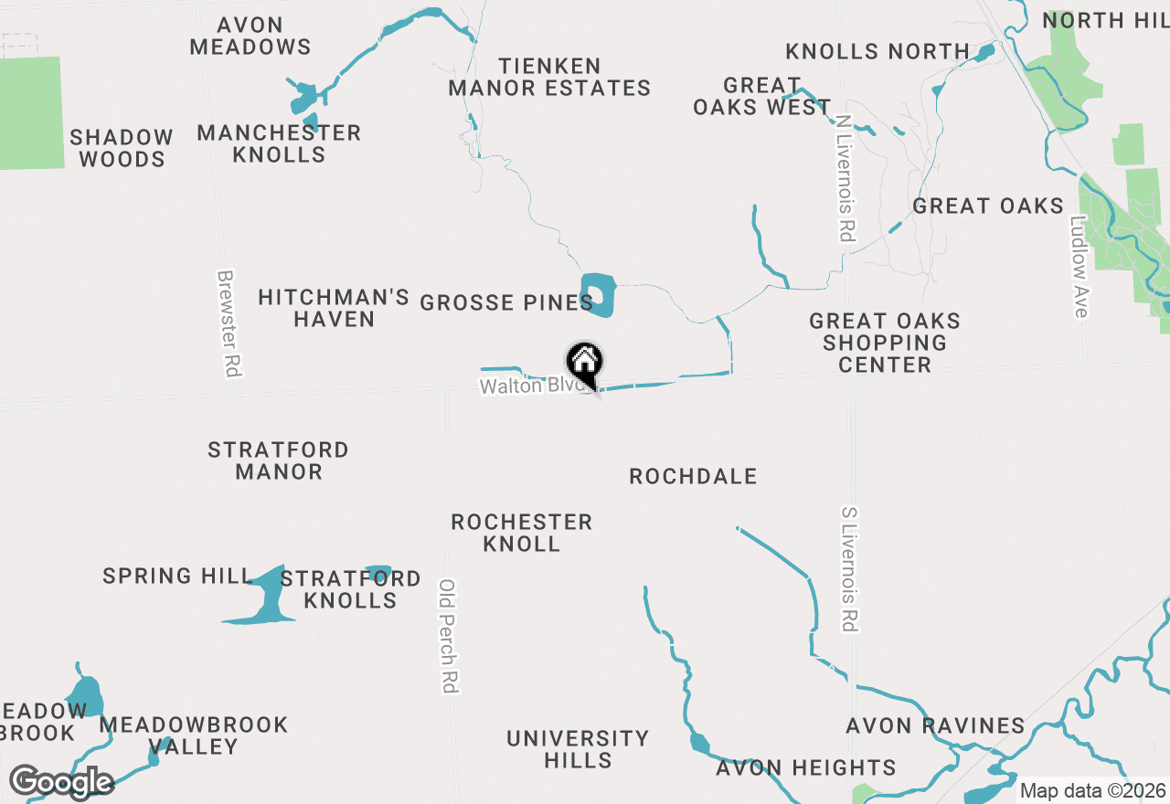 Map of 1655 Huntington Park, Unit #f, Rochester Hills, MI 48309
