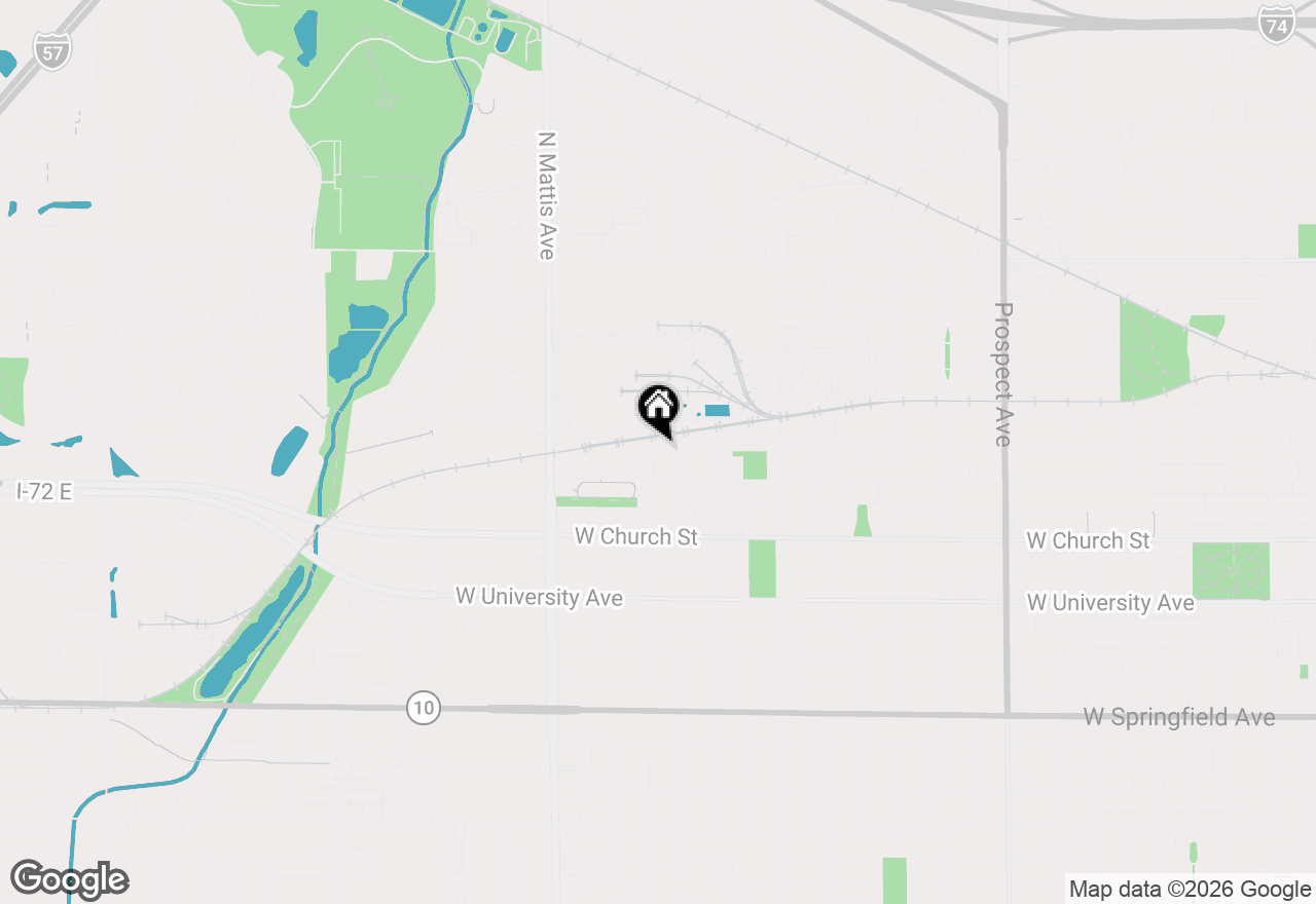 Map of 514 N Fair Street, Champaign, IL 61821