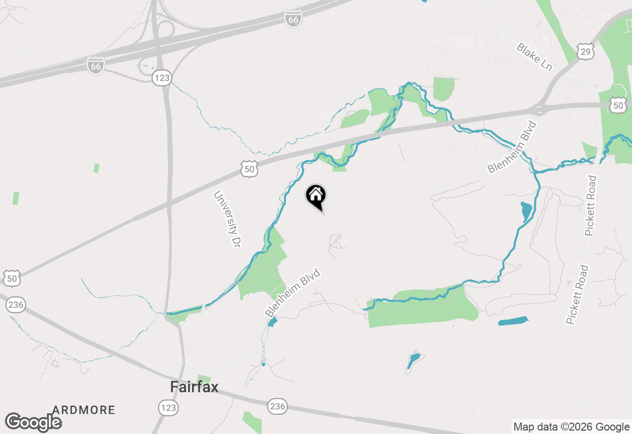 Map of 10102 Cornwall Road, Fairfax, VA 22030