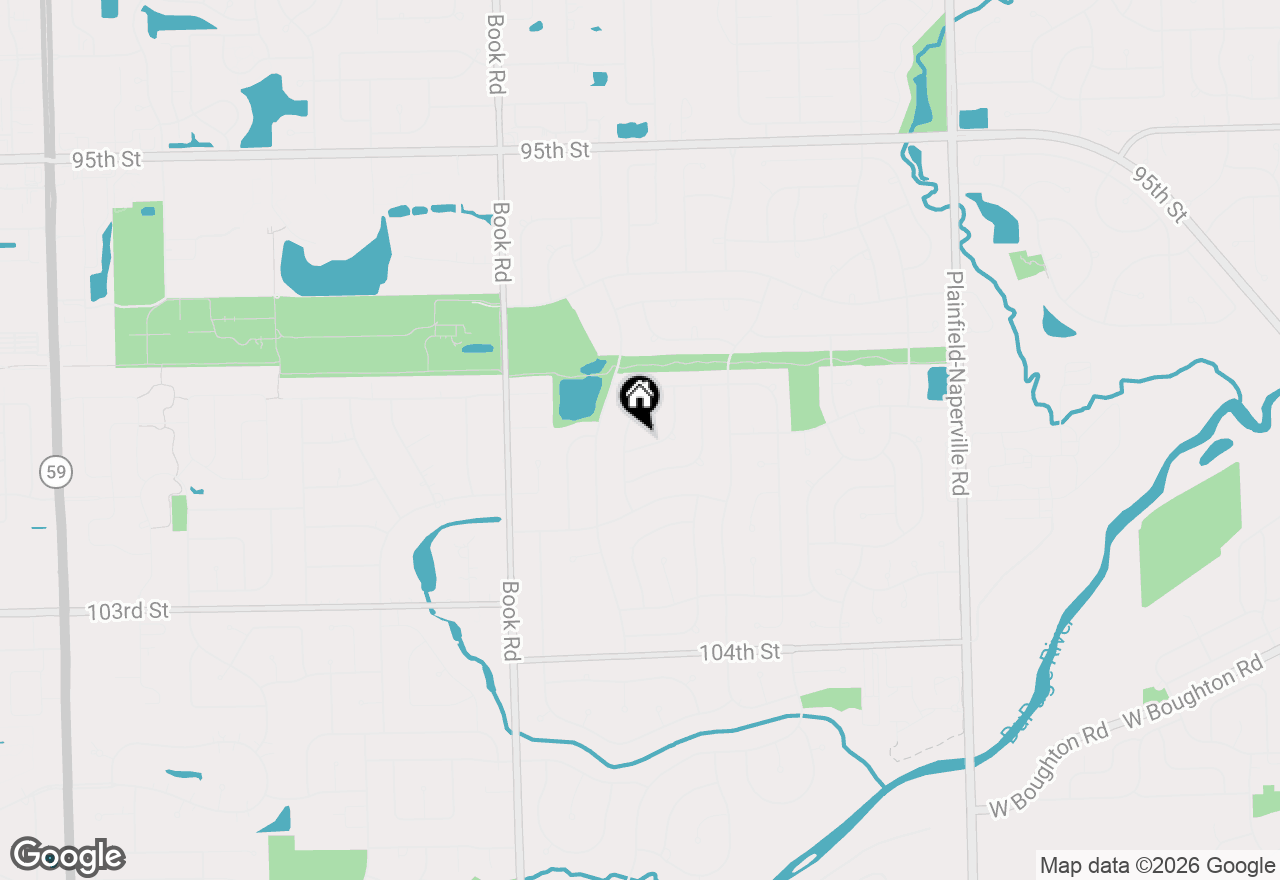 Map of 3623 Becket Lane, Naperville, IL 60564