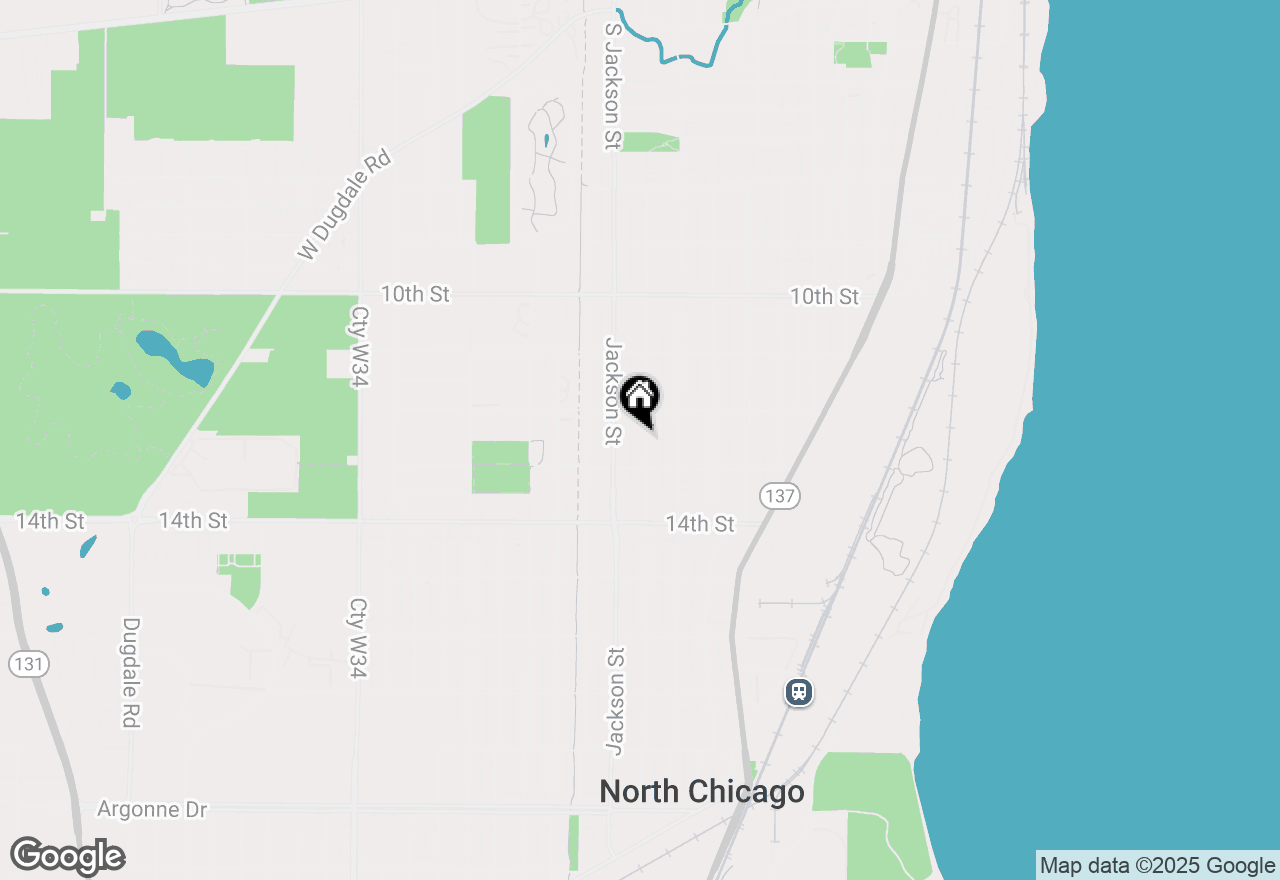 Map of 1228 Victoria Avenue, North Chicago, IL 60064